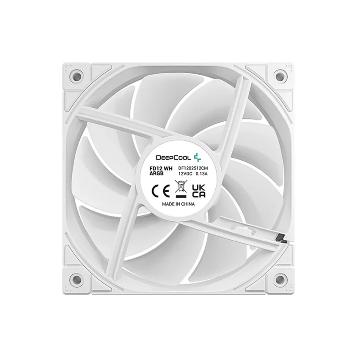 Deepcool FD12 ARGB 3x120mm Addressable RGB Fans - White Deepcool FD12 ARGB 3x120mm Addressable RGB Fans - White
